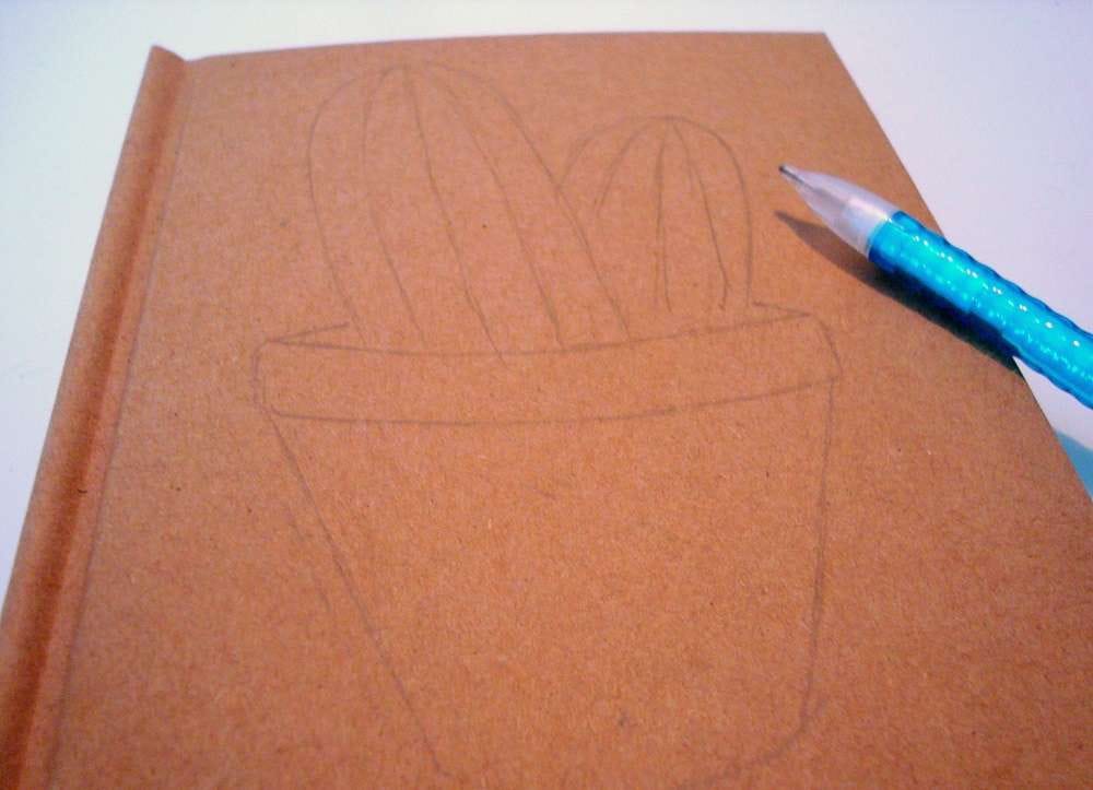 Diy cactus agenda