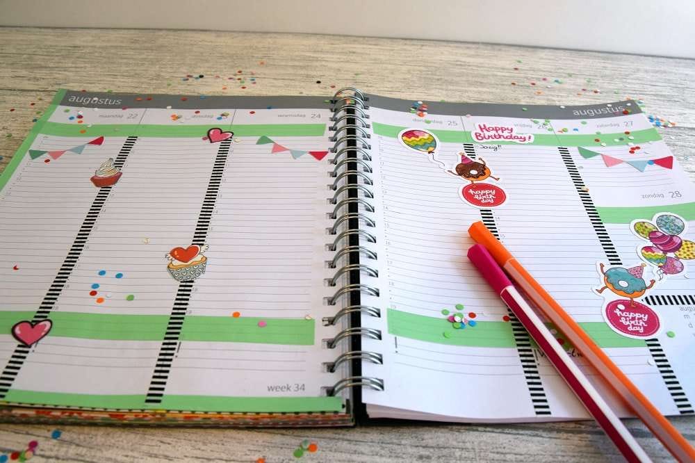 Plan with me, happy birthday